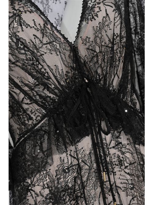 Abito lungo in pizzo con paillettes ALBERTA FERRETTI | U0406 16200555